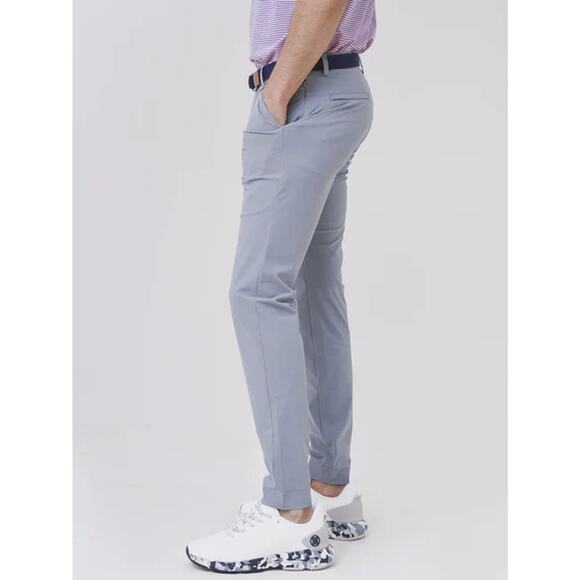 Peter Millar Crown Crafted Blade Performance Ankle Sport Pant Gray Men's 36 x 30 - Picture 16 of 16